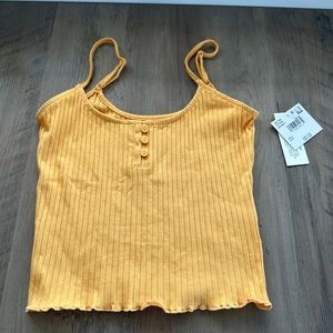 Orange American Eagle Crop Top NWT